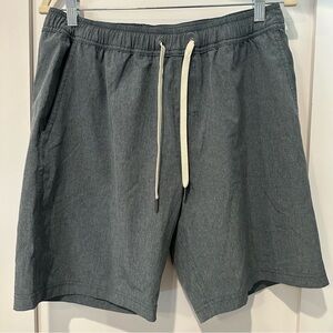 Fair Harbor swim trunks. One Short - green, medium, 8” inseam with liner